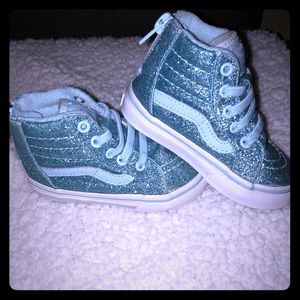 SK8-Hi Zip Glitter Vans Sneaker